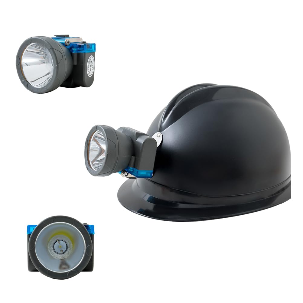 Bezpieczna lampa górnicza, super jasna lampa LED górnicza Wodoodporna latarka czołowa z możliwością ładowania, latarka Przeciwwybuchowa, twardy kapelusz, reflektor do kopalń węgla