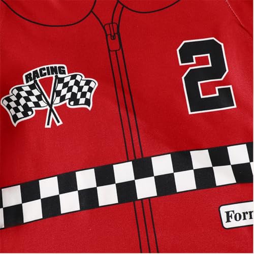 Baby Boy 2nd Birthday Outfit - Toddler Two Year Old Race Car Driver Shirt - Second Birthday Clothes4