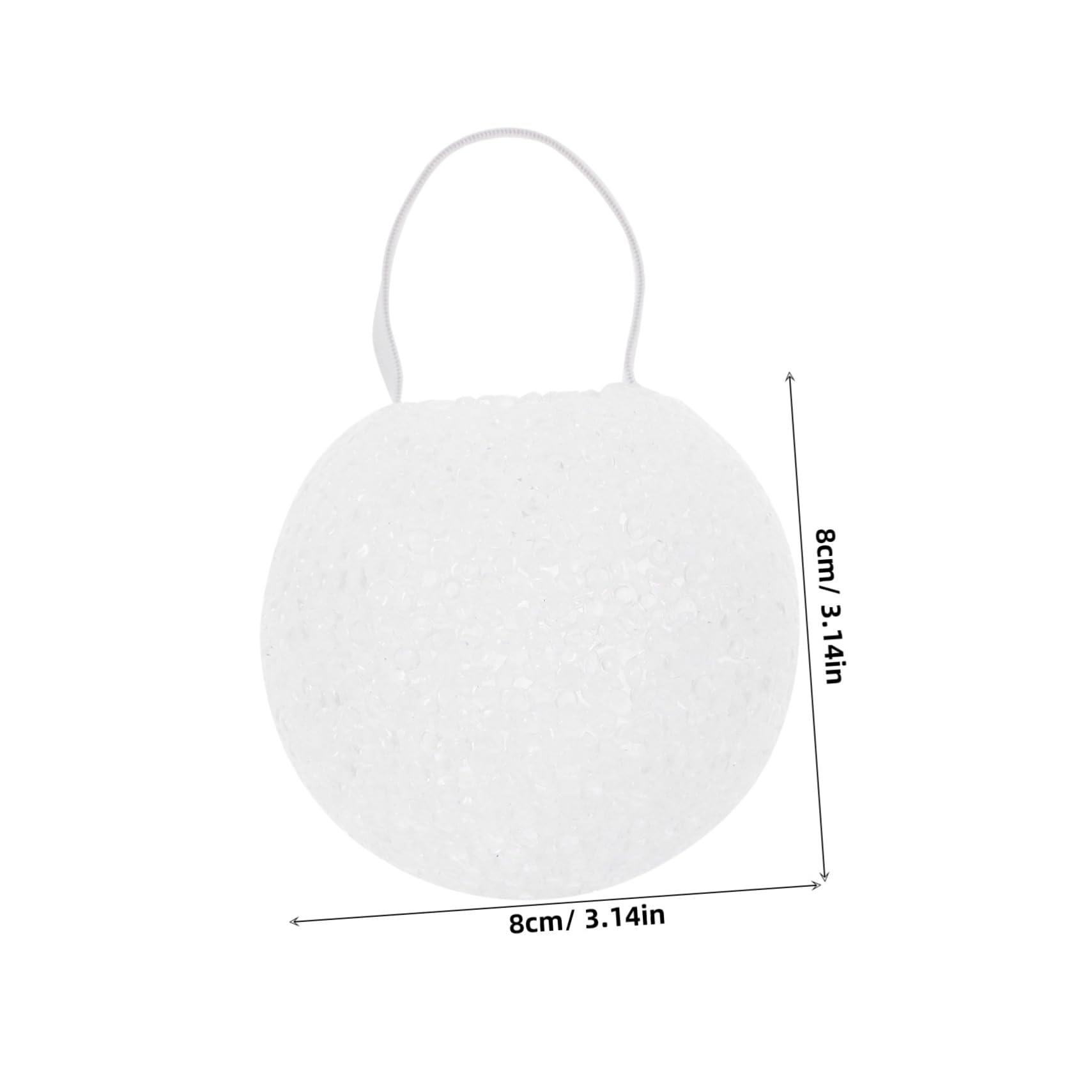FOYTOKI Glowing Ball Lamp for Stage Performance Choir Prop Led Sphere Lamp Portable Enhance Visual Appeal