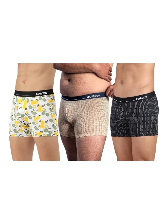 Image of &Circus Men's Puresoft Beechwood Modal Boxer Brief | Ultra Soft Mens Breathable Boxer Briefs Innerwear Men