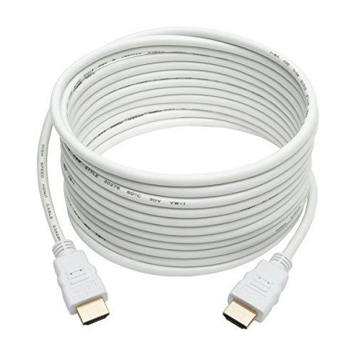 Cable HDMI TRIPP LITE 16 ft Blanco Alta Velocidad 4K miniatura 2