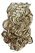 Produktbild PRETTYSHOP XL 7 Teile Set Clip in Extensions 60cm Haarverlängerung Haarteil gewellt dunkelblond mix #27H613 CE14a-1