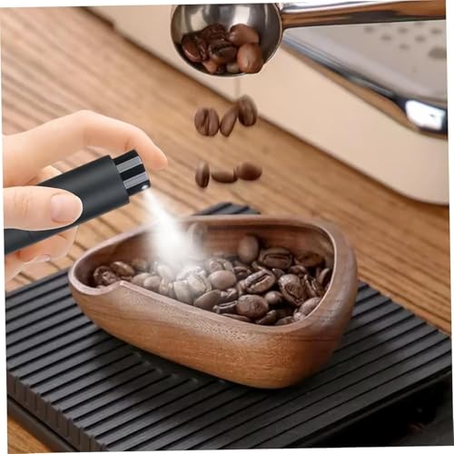 Image of Coffee Dosing Kit Wooden Cup with Slider Spray Bottle 10ml for Espresso & Pour Over Coffee Maker Accessories for Static Reduction Coffee Tool