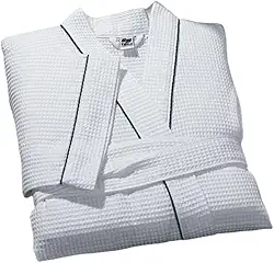 Roupão de Banho Teka Golden Unissex Hotel, Piquet, 50% Algodão e 50% Poliéster