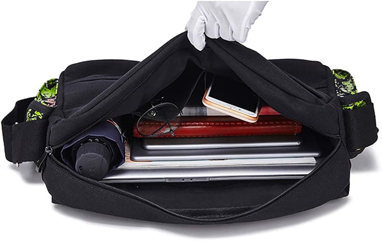 Amazon.com | Goth Y2K EMO Messenger Bag - Grunge Street