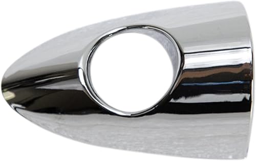 Miniatura 664 de TRQ Manija de la puerta exterior trasera izquierda del lado del conductor negra compatible con Honda Civic 2001-2005