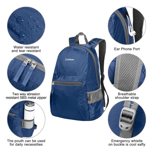Image of G4Free 30L Packable Travel Hiking Backpack for Men Women
