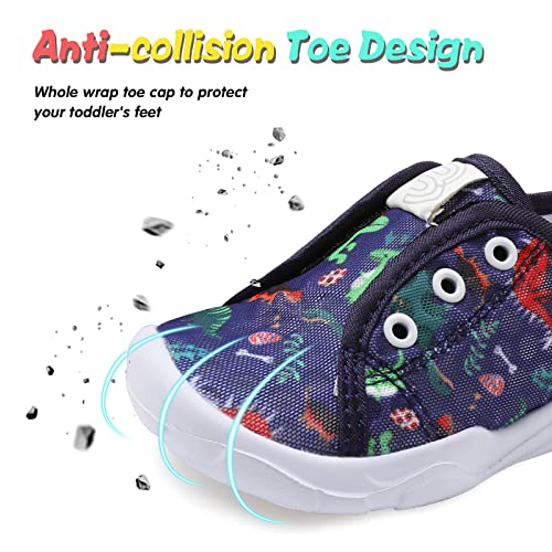 Joinfree Kids Tennis Walking Shoes Lightweight Toddler Fur Lined Sneakers For Boys Girls 9 Toddler #TOP3