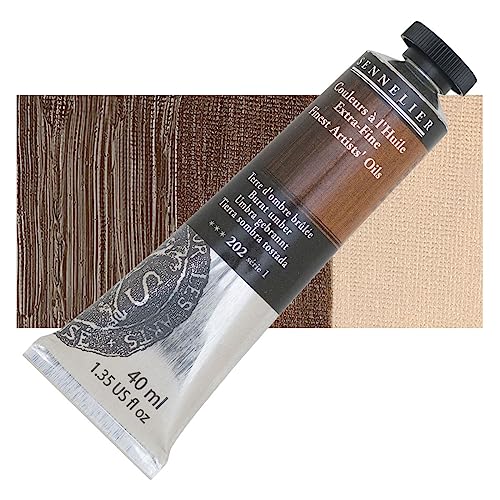 Sennelier Artists Color Oil Paint, 1.35 Fl Oz (Pack of 1), Burnt Umber S1