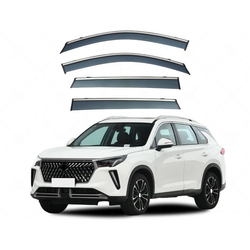 Déflecteurs de vent pour GAC GS4 Plus 2021+ : lot de 4 visières de fenêtres de voiture