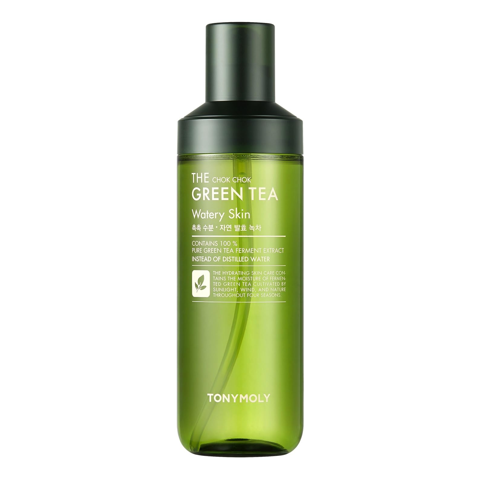 The Chok Chok Green Tea Watery Skin - Hydrating and Soothing Facial Toner with Green Tea, K-Beauty Skincare, 180ml