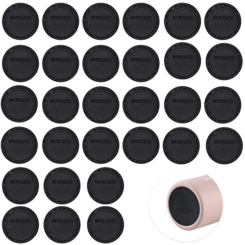 HOYDATE Rubber Bottoms for Sublimation Tumblers Protective Anti-Slip Silicone Bottoms with Adhesive for Skinny Tumblers Thermal Bottle Mason Jars (56mmx30Pcs)