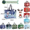 Anyingkai 10PCS Sac fourre-tout de Noël,Sac de Noël,Grand Sacs de Cadeau de Noël,Sac de Cadeau Noël en Non Tissé,Sacs Fourre-tout de Noël avec Poignées,Sacs à Courses Réutilisables #1