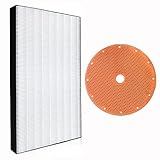 J&Q HEPA集じんフィルター KAFP085A4（1枚） と加湿 フィルター KNME043B4（1枚） 空気清浄機交換用フィルター セット (合計2枚入り)