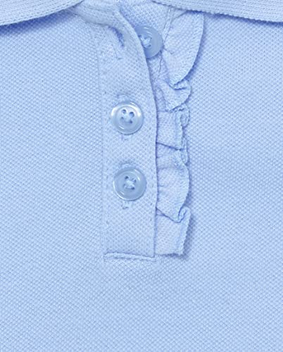 Image of The Children's Place Girls and Toddler Short Sleeve Ruffle Pique Polo