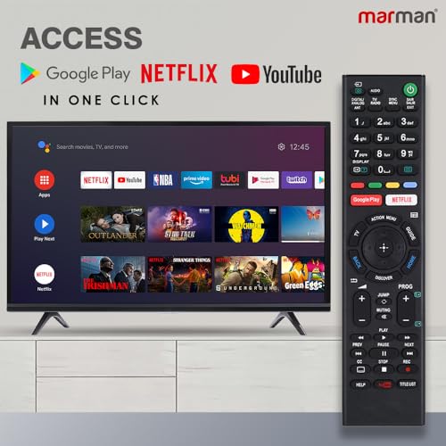 Image of marman Replacement of Bravia Smart Tv Remote Original Model RMF-TX310E Non Voice Command Remote Control Fit Smart Android 3D 4K FHD UHD OLED Television