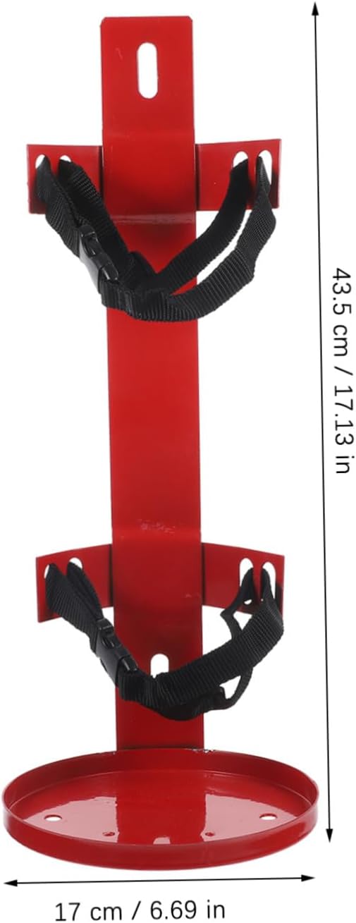 NOLITOY Heavy Duty Fire Extinguisher Mount with Strong Strap for Passenger Vehicles Secure Bracket Design Ensures Reliable Fixation Easy to Install Fire Extinguisher Holder for Trucks and