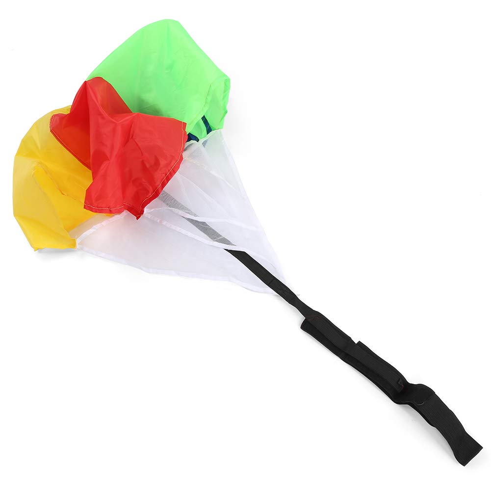 Keenso Paracaídas de Ejercicio Físico para Niños, Entrenamiento de Velocidad y Resistencia, Equipamiento Deportivo Colorido