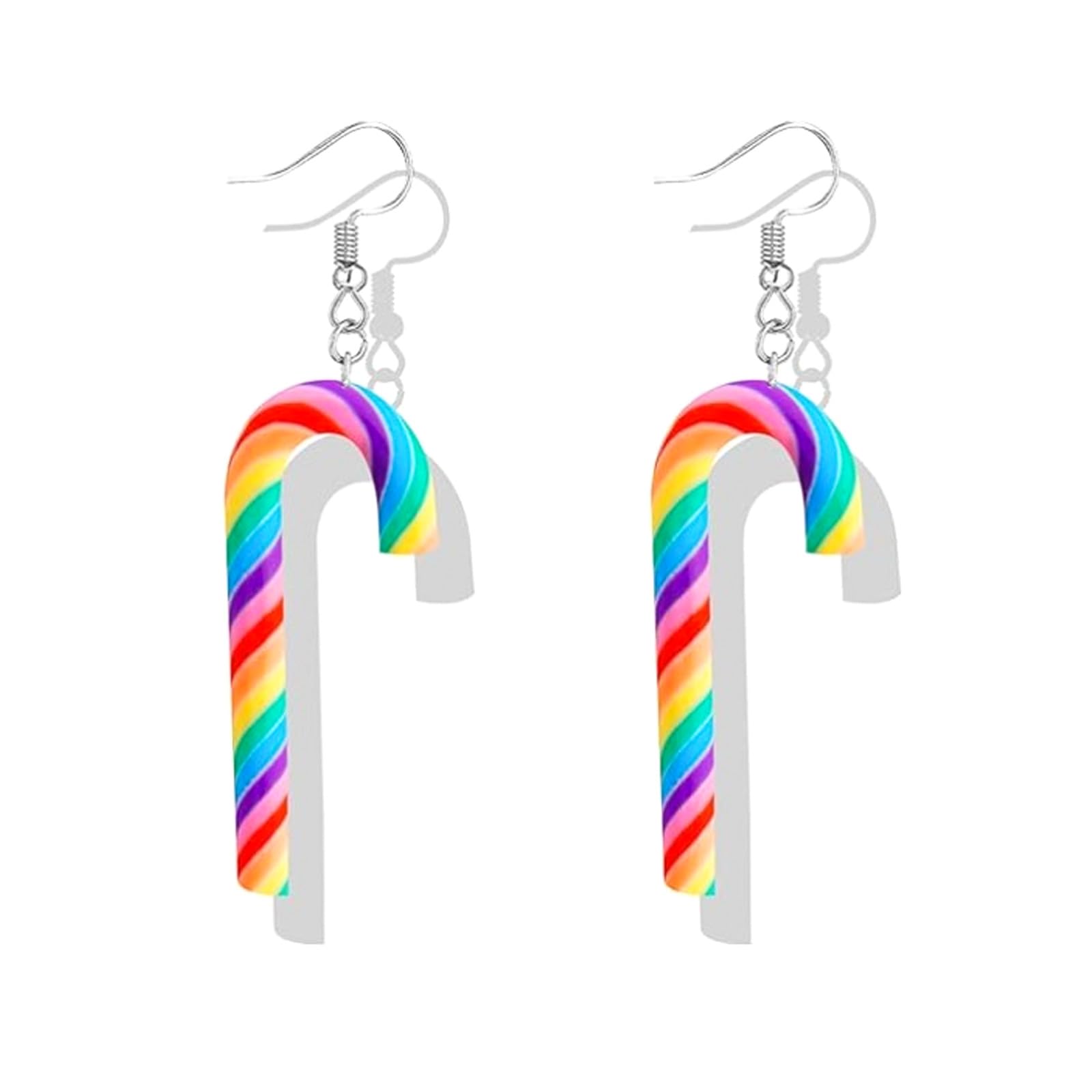 Christmas Earrings for Women Dangle Drop Snowflake Candy Cane Holiday Outfits Accessories Stocking Stuffers