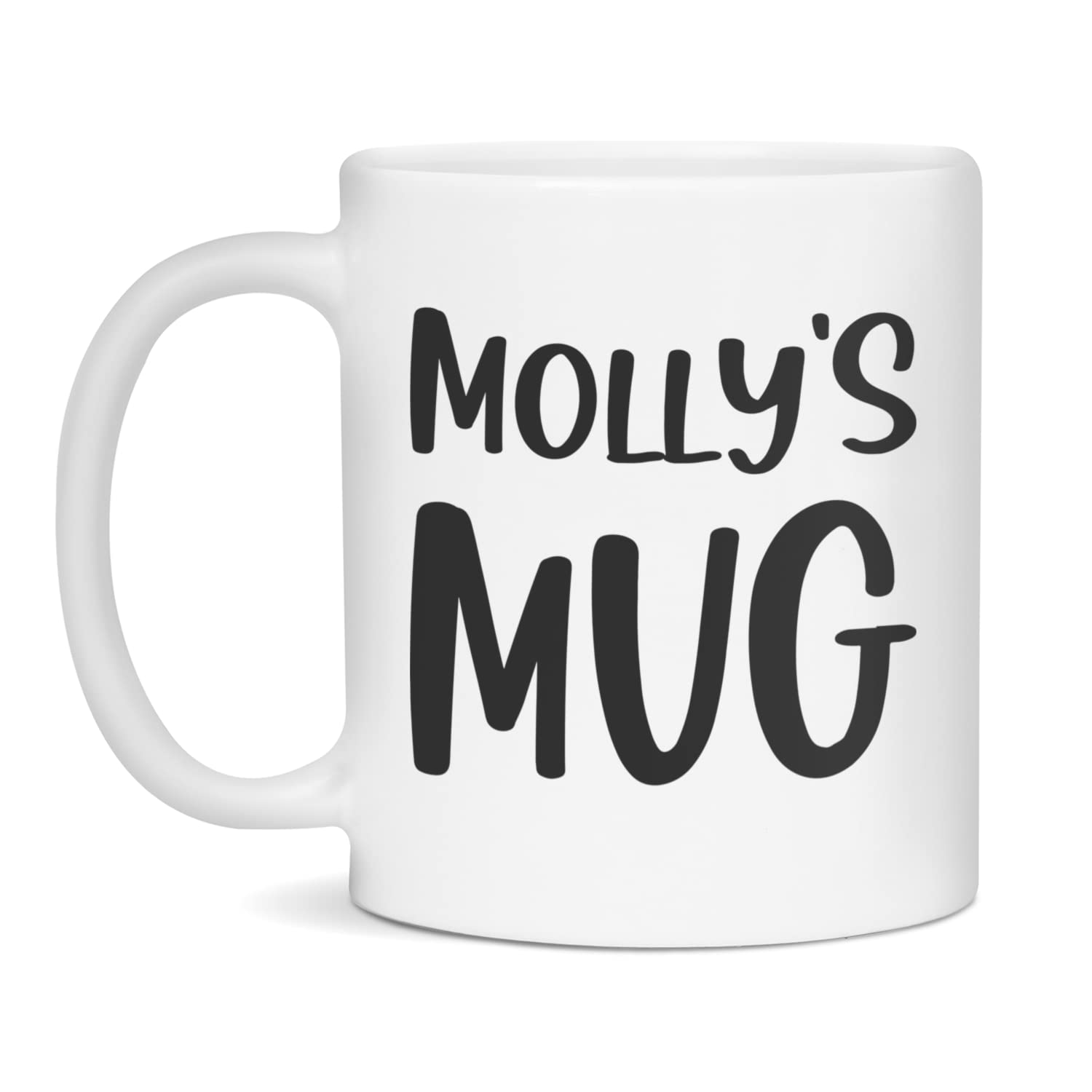 Custom personalized Molly's mug unique gift, 11-Ounce White