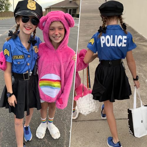 Disfraz de Policía para Niñas Halloween 9 Pzas miniatura 4