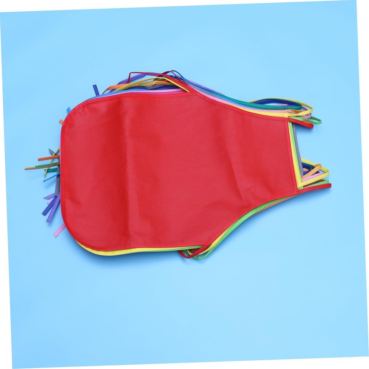 ibasenice Pièces Tablier De Chef Peinture Tablier Rouge De Peinture Pour Enfants Jeu De Simulation Dans Des Enfants Bavoirs Préscolaire Déguisement Jouer
