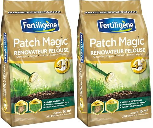 Patch Magic semences engrais FERTILIGENE pour rénover le gazon
