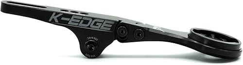 K-Edge  Sistema de manillar integrado XXL Soporte para computadora de bicicleta  para dispositivos GPS Garmin  Combo  Negro