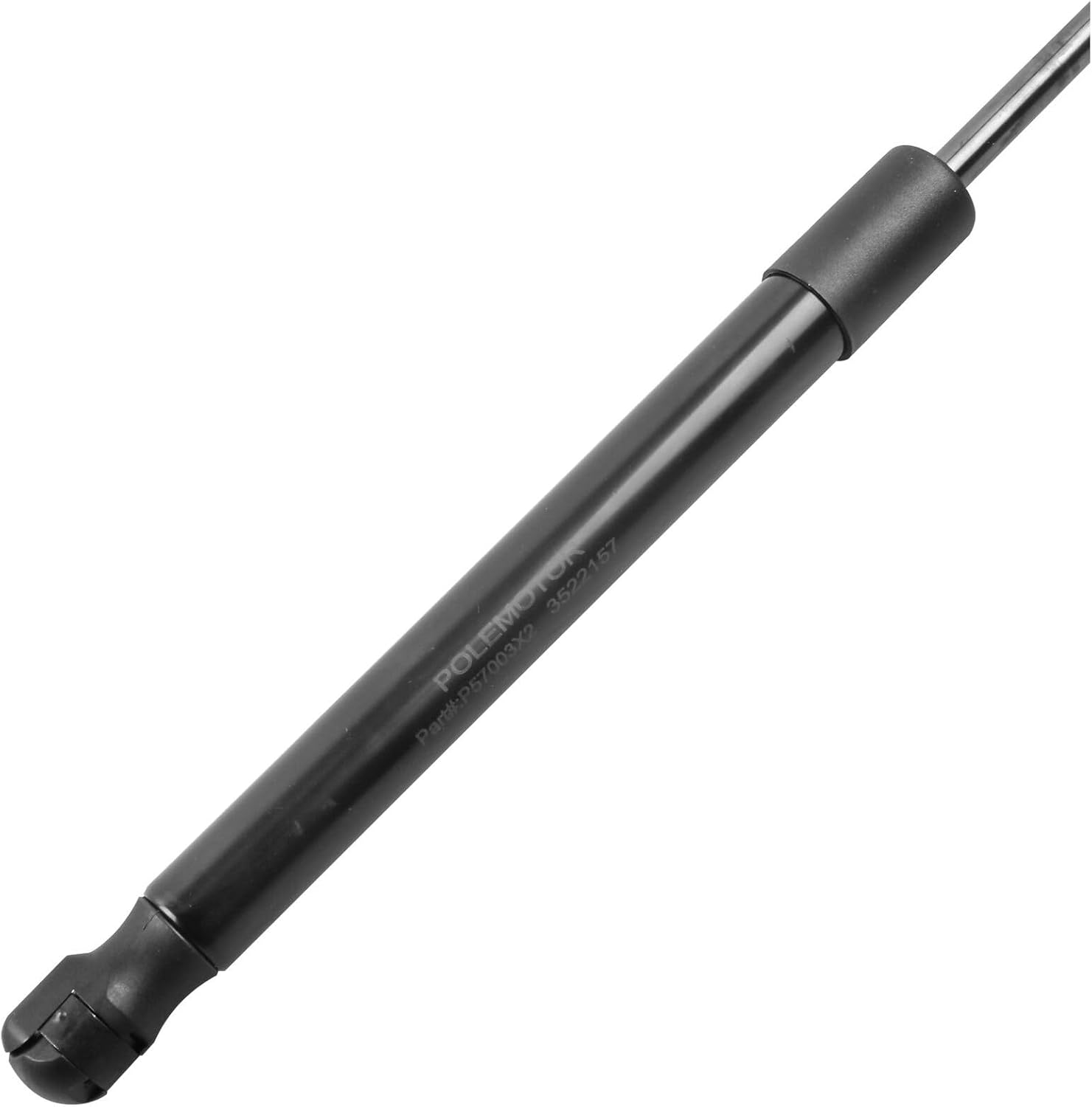 Pair Front Hood Lift Supports Gas Spring Struts 2pcs Steel for Hyundai for Sonata 2015-2017 14.28" Extended Length 10mm Body Connection(Mm) Black P57003X2F PM3570