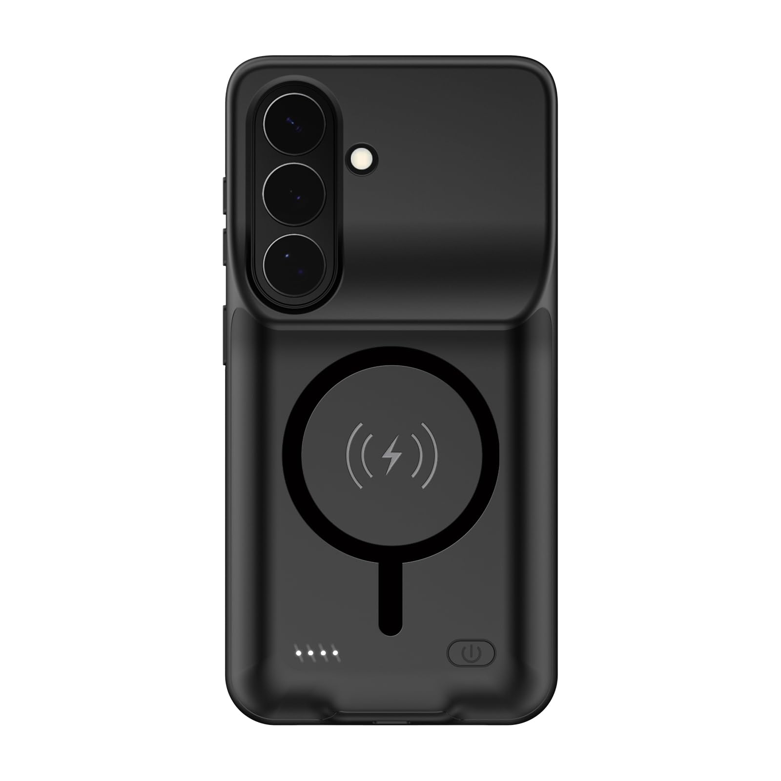 Cover a batteria per Samsung Galaxy S26 Ultra, 10000 mAh, magnetica, compatibile con ricarica wireless, custodia di protezione per caricabatterie di emergenza estesa, nero (Galaxy S26)