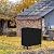 QCHIAN Outdoor Firewood Log Rack Cover, 4 Feet 210D Oxford Heavy Duty Waterproof All-Weather Protection for Firewood Rack Cover, 48"x 24"x 42", Black