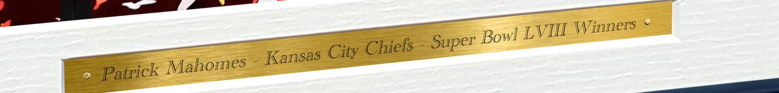 Patrick Mahomes Celebration Kansas City Super Bowl LVIII 58 Winners Autographed Signed 12x8 A4 Photo Photograph Picture Frame American Football Poster Gift