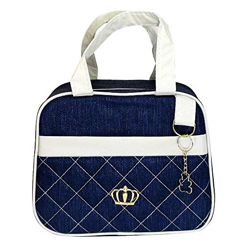 KIT BOLSA MATERNIDADE JOKENPÔ/LUDY BABY MATELASSÊ MARINHO