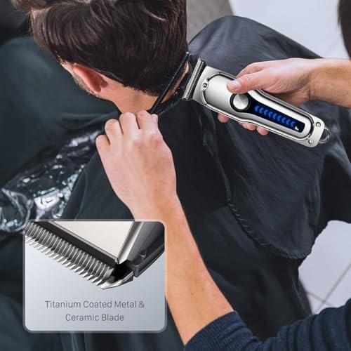 Cortador de pelo inalámbrico de 6.3 x 4.33 pulgadas y herramienta de aseo recargable 5