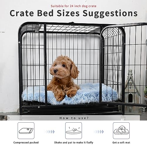 Dog Crate Bed 24 Inch Washable,Crate Beds for Small Dogs for Kennel Cage Travel Car Camping,Square Dog Bed Kennel Pad Plush Puppy Mat Pet Cushion Sleep Senior Fluffy Calming Cute fit Yorkie Dog Crate Bed 24 Inch Washable,Crate Beds for Small Dogs for Kennel Cage Travel Car Camping,Square Dog Bed Kennel Pad Plush Puppy Mat Pet Cushion Sleep Senior Fluffy Calming Cute fit Yorkie