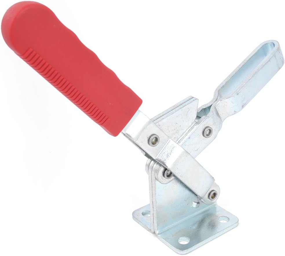 Rubber Cap Clamps Spindle Vertical U Bar Palstic Cover Side Mounted Metal 360Kg 793 Lbs Holding Capacity Vertical Toggle Clamps Toggle Clamp