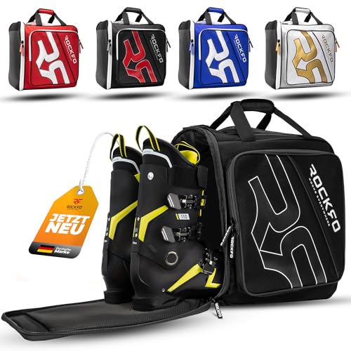 ROCKRO Skischuhtasche mit Helmfach, Robuste Tasche für...