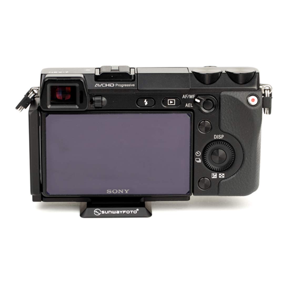 SUNWAYFOTO Piastra a sgancio rapido 1/4 Speciale staffa a L Quick Shoe per Sony NEX-7