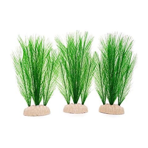Aquarium Decorations Fish Tank Artificial Green Water Plants Made of Soft Plastic, Good for All Fish & Pets (g2) Cover