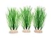 BEGONDIS 3Pcs Aquarium Decorations Fish Tank Artificial Green Water Plants Made of Silk Fabrics Plastic,Safe for All Fish & Pets