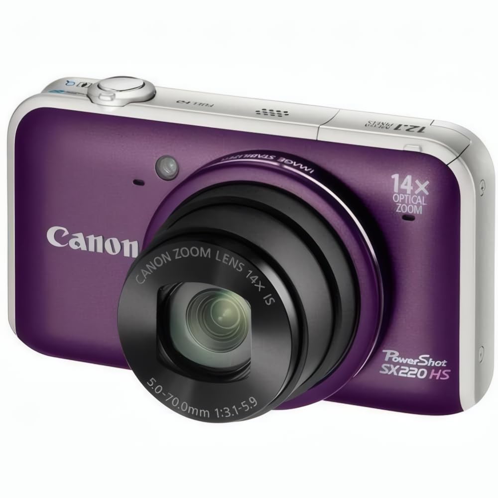 Canon PowerShot SX220 HS - Cámara Digital Compacta 12.1 MP (3