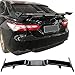 IKON MOTORSPORTS, Trunk Spoiler Compatible with 2018-2024 Toyota Camry 4-Door Sedan, Gloss Black Primer ABS Rear Trunk Lid Spoiler Wing Lip