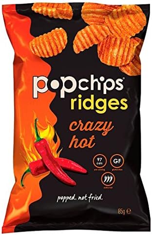 Popchips Ridges Crazy Hot 85G
