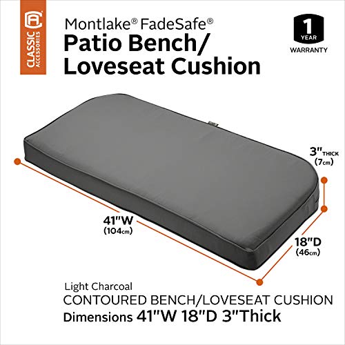 image for Classic Accessories Montlake Water-Resistant 41 x 18 x 3 Inch Outdoor 