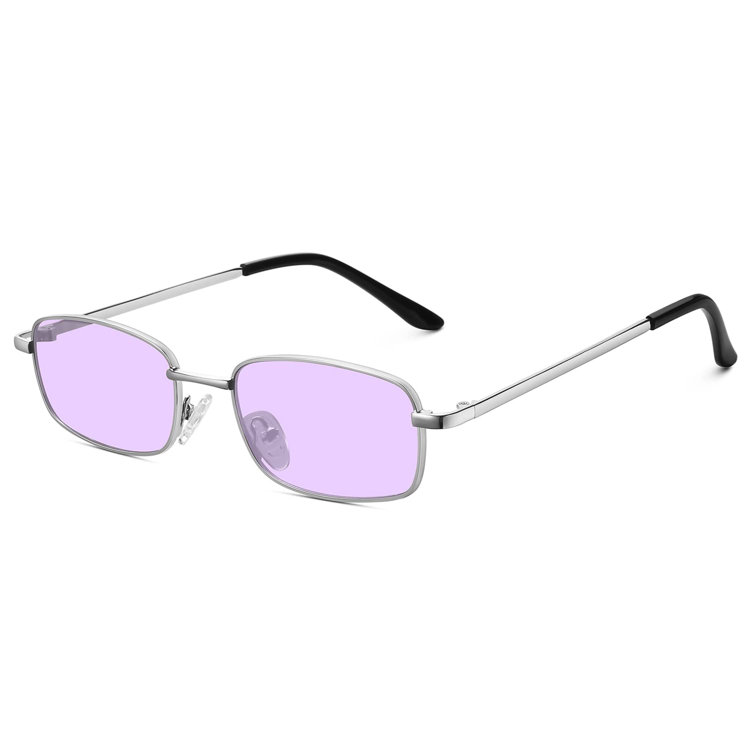 Stylish Retro Rectangle Sunglasses | Non-Polarized Vintage 90's Square Frame AZ9481 - View #3