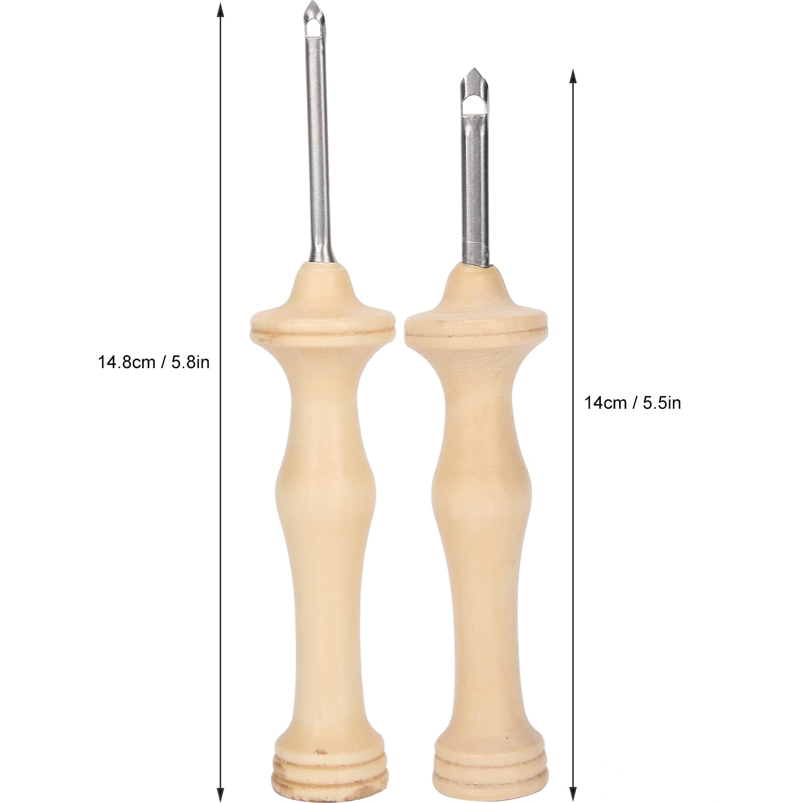 Punch Needle Handmade Kit for Embroidery Works Comfortable Handle for Embroidery Works, Family Curtains Spending Time in Rainy Weather