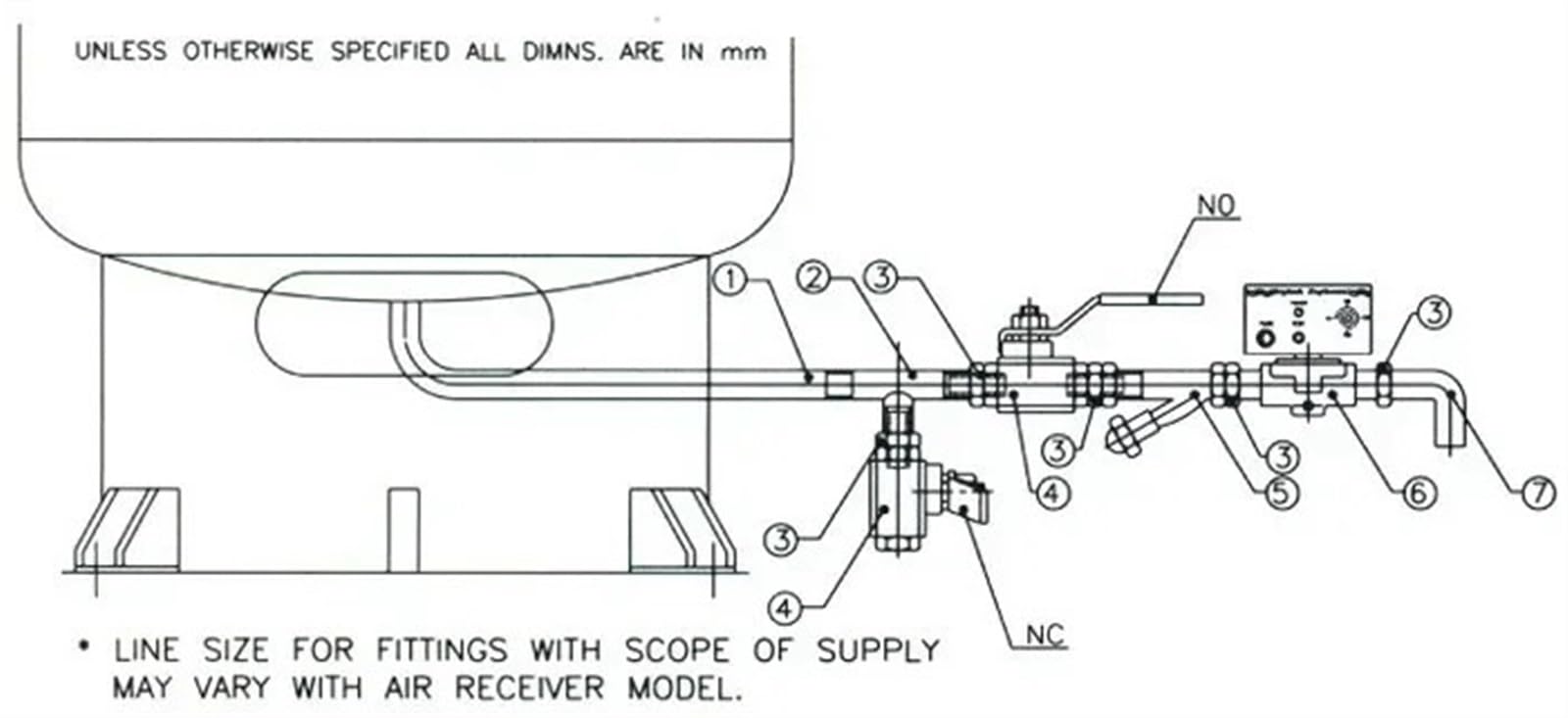 Válvula solenoide de Drenaje automático de 1/2" con Temporizador for compresor de Aire