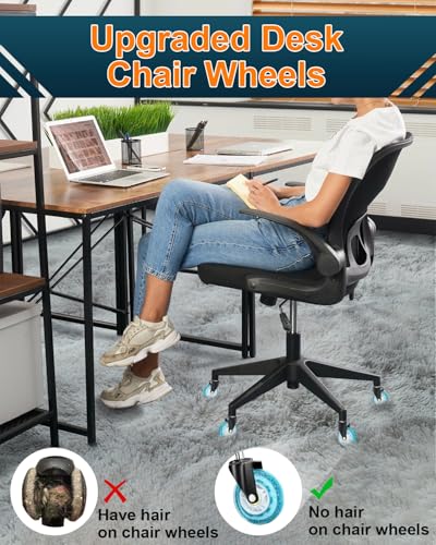 Image of RidRed Gaming Chair Wheels - Heavy-Duty Office Chair Wheels - Replacement Rubber Casters- Universal Fit 3 Inch Chair Casters, Noise Free, Fits 98% Chair, for All Floor