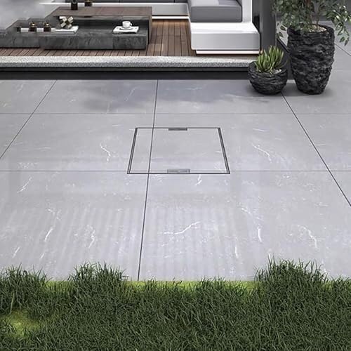 Couvercle de vidange extérieur durable pour une terrasse sans défaut