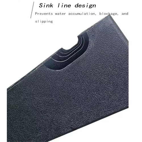 Rampas de goma para bordes 100x25x4cm con tornillos miniatura 7